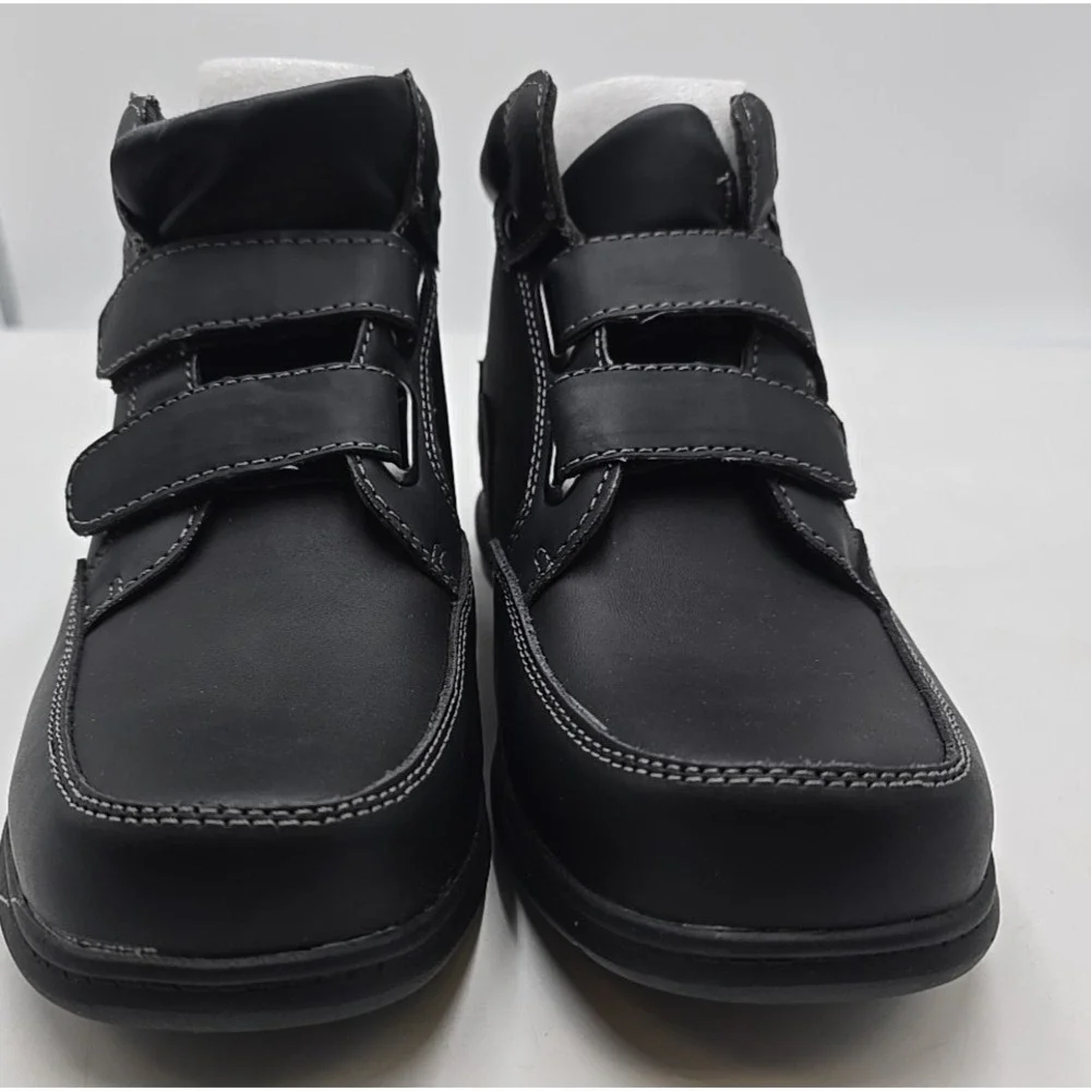 Dr Scholls Orthopedic Leather Men 8.5 D Black Shoes